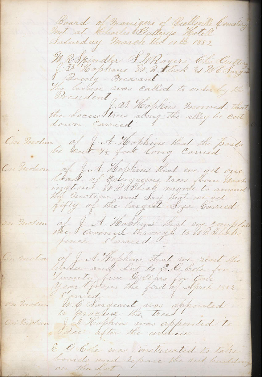 minute book